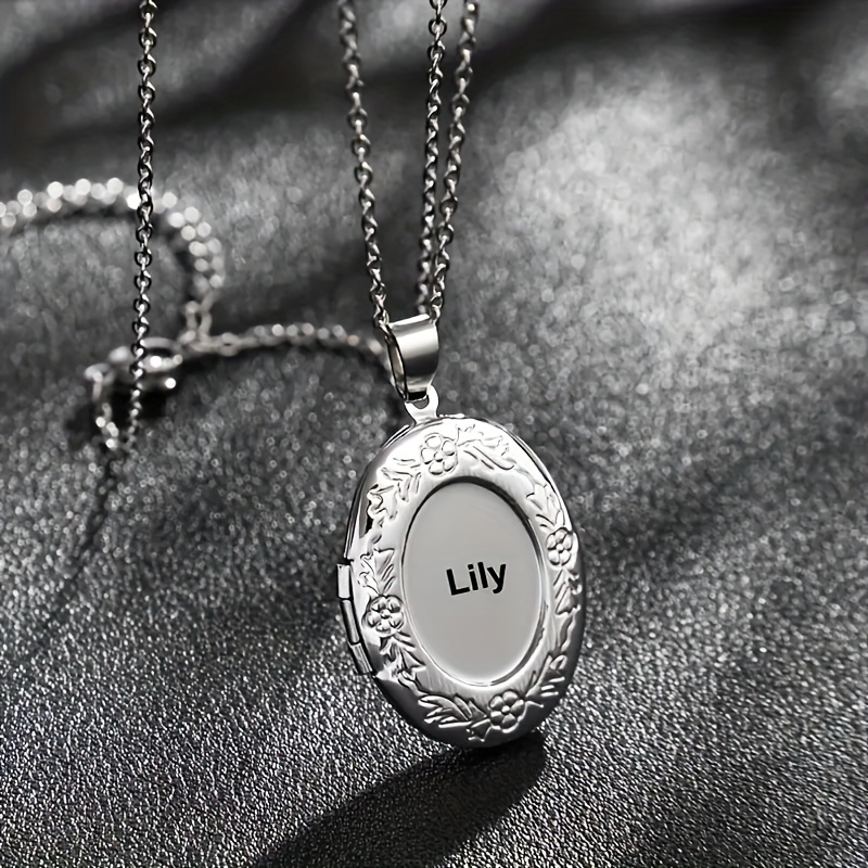 Women's Custom Photo Openable Pendant Necklace, Gift for Her